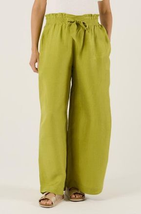Cache Coeur Maternity Twill Smock Pants Sahel in Anis at Nordstrom, Size X-Small