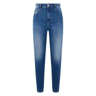 Diesel Skinny Jeans, female, Blue, Size: W24 High-waisted slim fit jeans