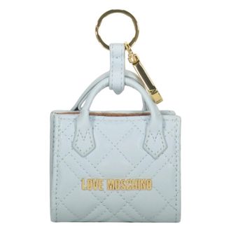 Love Moschino Keyrings, female, Blue, Size: ONE SIZE Mini keychain bag