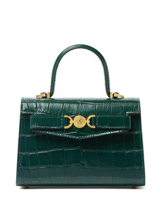 Versace small Medusa 95 tote bag - women - Calf Leather/Lambskin - One Size - Green