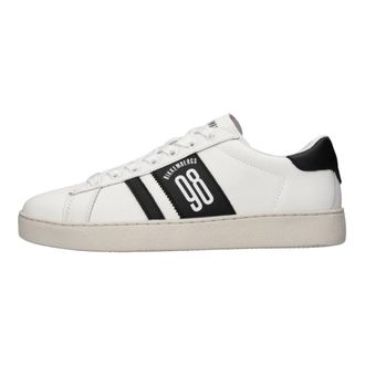 Dirk Bikkembergs Schoenen, Heren, Wit, 44 EU, Leer, 27103/Cp A Trainer