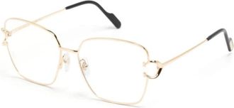Cartier Signature C Optical Frame - Dames - Brillen - Geel - 58 MM - Accessoires