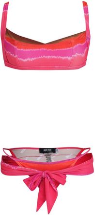 Amir Slama Bikini con fantasia tie dye - Rosa