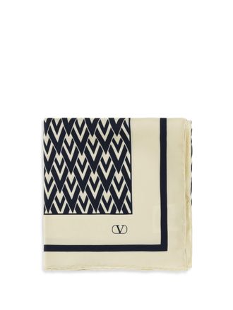 Valentino Garavani Toute La V Scarf - Ivory