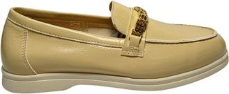 Baldinini Naplak Loafer - Dames - Loafers - Beige - 38 EU - Leer - Schoenen