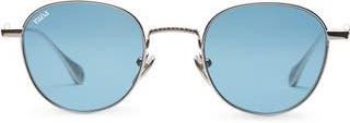 Vada Jewelry Orb Sunglasses in Silver at Nordstrom
