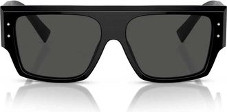 Dolce & Gabbana Stijlvolle Zonnebril Dg 4459 501/87 - unisex - Zonnebrillen - Zwart - 56 MM - Accessoires