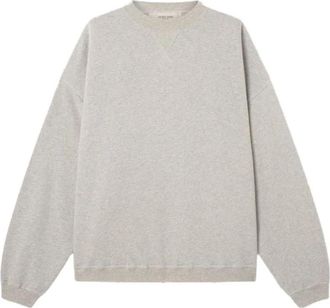 Golden Goose Melange Katoenen Oversized Sweater - Dames - Sweatshirts - Grijs - L - Katoen - Hoodies & sweatvesten