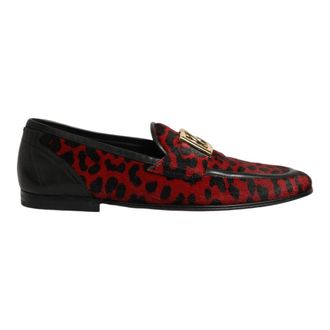 Dolce & Gabbana Loafers, male, Red, Size: 7 US Loafers Dress Shoes