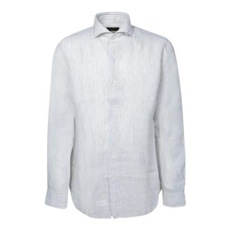 Dell'Oglio T-Shirts - Heren - Casual Overhemden - Grijs - S - Overhemden