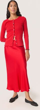 Soaked In Luxury Rok Slim fit Salsa red