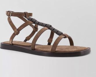 Brunello Cucinelli leather sandals