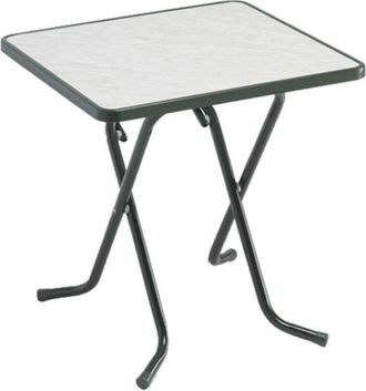 Alco Mesa Plegable R22vm 70x70 Cm Verde Marmol, Mesa R22vm 70x70 Cm Verde M&aacute;rmolmesa Acero Verde M&aacute;rmolmedidas: 74 X 74 X 70 Cm. - Alco
