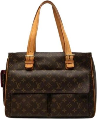 Louis Vuitton Bolso Tote Monogram Vintage Pre-owned - Pre-owned - Mujer - Marr&oacute;n - ONE SIZE
