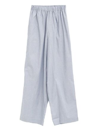 BASERANGE Claude striped trousers - Blue