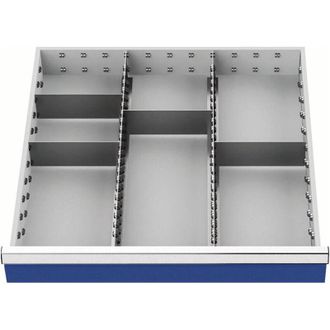 OEM Material De La Partici&oacute;n Del Caj&oacute;n Front-h.100-125mm 2 Longitudes / 4 Divisores Transversales