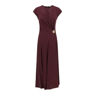 Joseph Vestido largo Taipan - Dresses - Mujer - Marr&oacute;n - 2XS