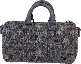 Louis Vuitton Pre-owned Vintage Monogram Canvas Mini Handtas - Dames - Vintage Mini Tas - Grijs - ONE Size - Vintage