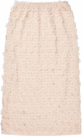 Munthe Midi Rok - Dames - Midirokken - Beige - L - Rokken