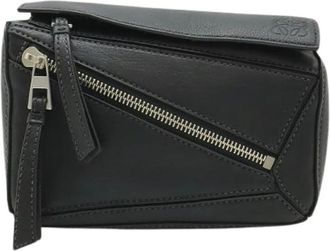 Loewe Pre-owned Lederen Heuptas - Dames - Vintage Heuptassen - Zwart - ONE Size - Leer - Vintage
