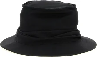 Yohji Yamamoto Black Wool Bucket Mens Hat