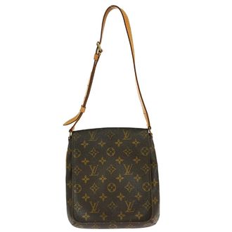 Louis Vuitton Musette Salsa Monogram Canvas Brown Canvas Handbag (Pre-Owned)