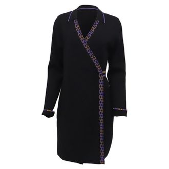 Diane Von F&uuml;rstenberg Diane Von Furstenberg Mini Wrap Dress in Black Viscose