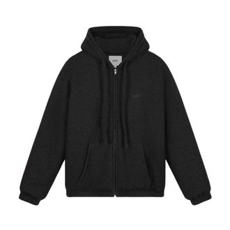 Arte Giacca con cappuccio in lana cotta - - Sweatshirts & Hoodies - Uomo - Nero - M