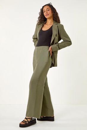 DUSK Elasticated Back Tailored Trousers