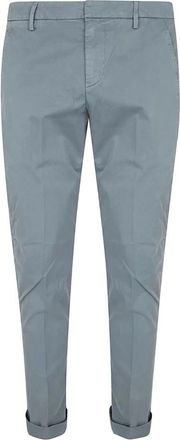Dondup Pantalone Gaubert - Heren - Slim Fit Broeken - Grijs - W33 - Katoen - Broeken