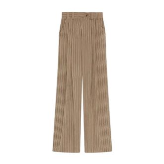 Marella Wide Trousers, female, Brown, Size: XS Wide Trousers