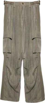 Mes Demoiselles... Imara Pantalon - Dames - Wijde Broeken - Groen - S - Katoen - Broeken