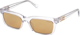 Guess Gu 00300 Zonnebril - unisex - Zonnebrillen - Wit - 54 MM - Accessoires