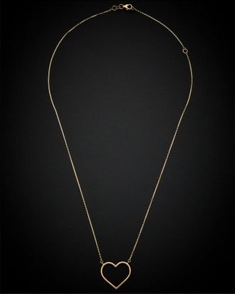 Italian Gold, Inc 14K Italian Gold Heart Pendant Necklace