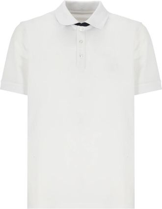 Fay Polo Shirt van Stretch Piqu&eacute; - Heren - Polos - Wit - XL - Tops