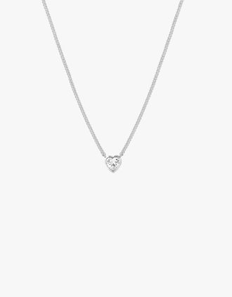 Tutti & Co Womens Cupid Necklace - Silver