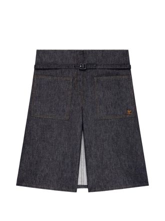 Courr&egrave;ges Womens Denim Shorts