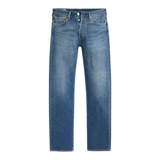 Levi's Straight Jeans, male, Blue, Size: W31 L32 501 Original