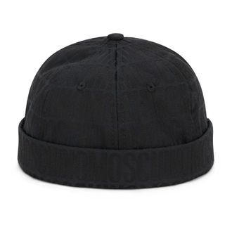 Moschino Hat with writings - female - Moschino - Accessories - Black - ONE SIZE - Accessories