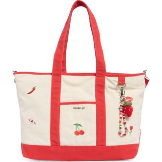 Madden Girl Canvas Tote in Scarlet at Nordstrom Rack