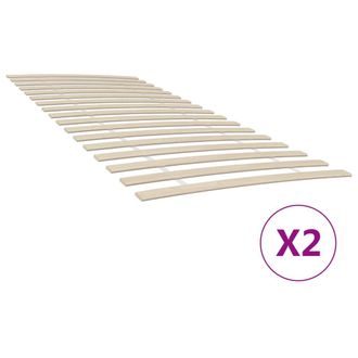 vidaXL Vidaxl - Recambios De L&aacute;minas De Cama Con 34 L&aacute;minas (2 Unidades, 90 X 200 Cm)