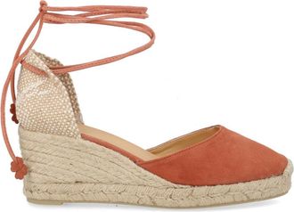 Castaner Suede Cute Jute Wedge Espadrilles