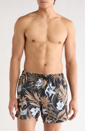 BOSS Piranha Swim Trunks in Medium Beige at Nordstrom Rack, Size Xx-Large