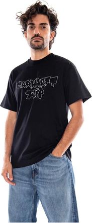 Carhartt Work in Progress S/S Blinkerfluid T-Shirt - Heren - Tops - Zwart - Maat: M Katoen