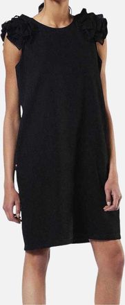 Diesel Womens DIESEL DE CARYS Womens Dress Round Neck Sleeveless Regular Fit Tops Office Work - Black - Size: 10/8