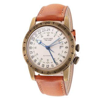Glycine Mens Airman The Chief GMT 40mm Automatic Watch