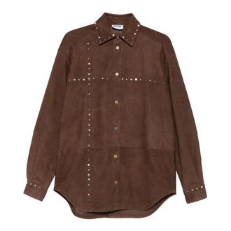 Moschino Donna, Camicette, Marrone, S, new