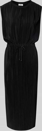 s.Oliver Red Label Relaxed Fit Plisseekleid mit Kordelzug in BLACK, Gr&ouml;&szlig;e 46
