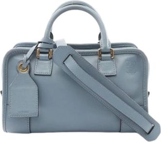 Loewe Pre-owned Handbag - Dames - Vintage Handtas - Blauw - ONE Size - Leer - Vintage