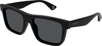 Gucci GG1618S 001 Mens Sunglasses Black Size 56 - Free RX Lenses - Free RX Lenses